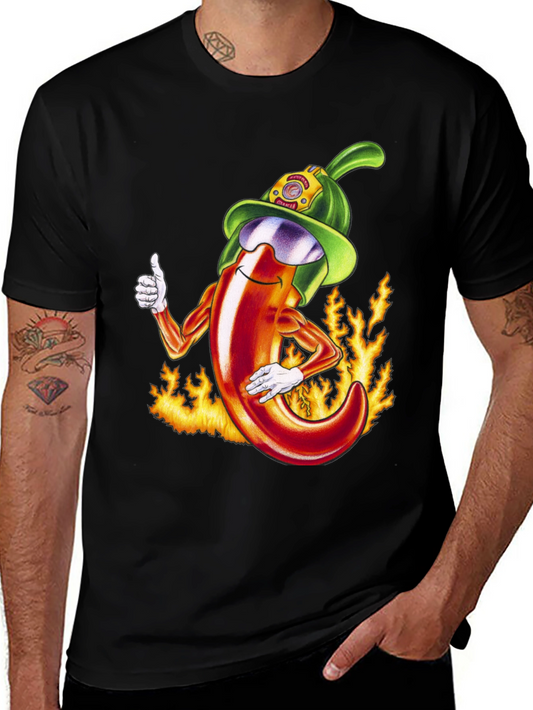 Spicy Firefighter Chili Pepper T-Shirt