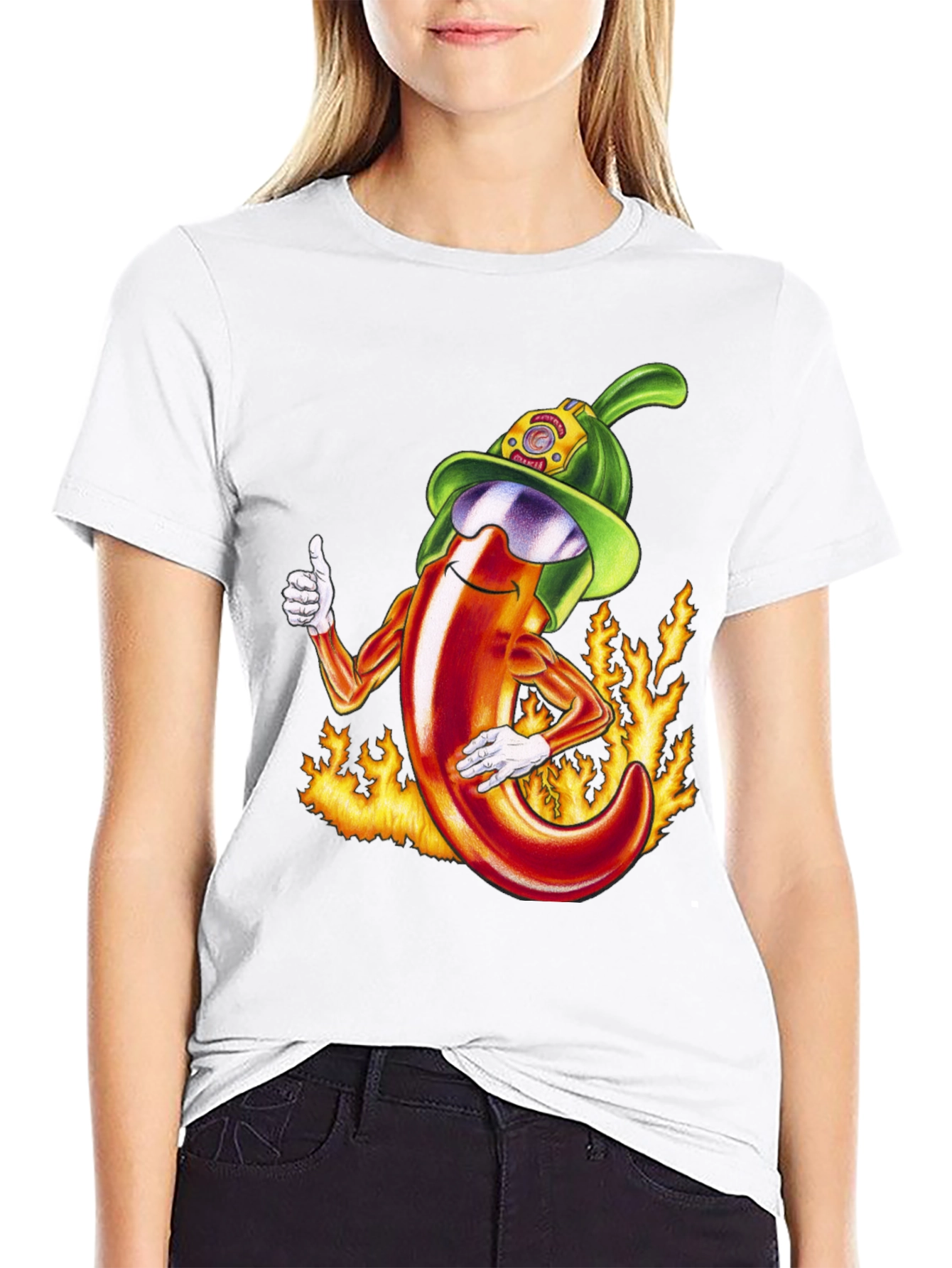 Spicy Firefighter Chili Pepper T-Shirt