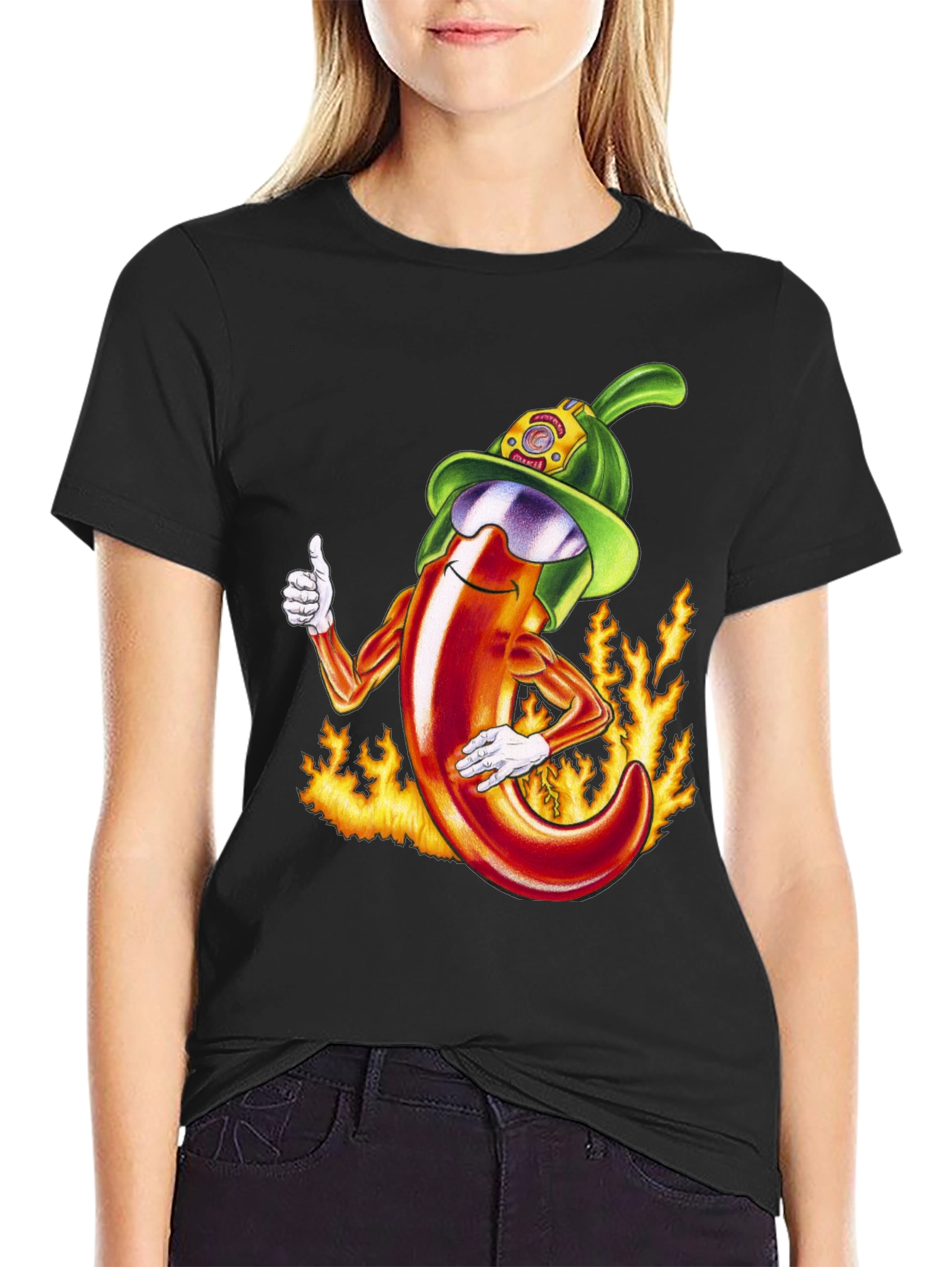 Spicy Firefighter Chili Pepper T-Shirt