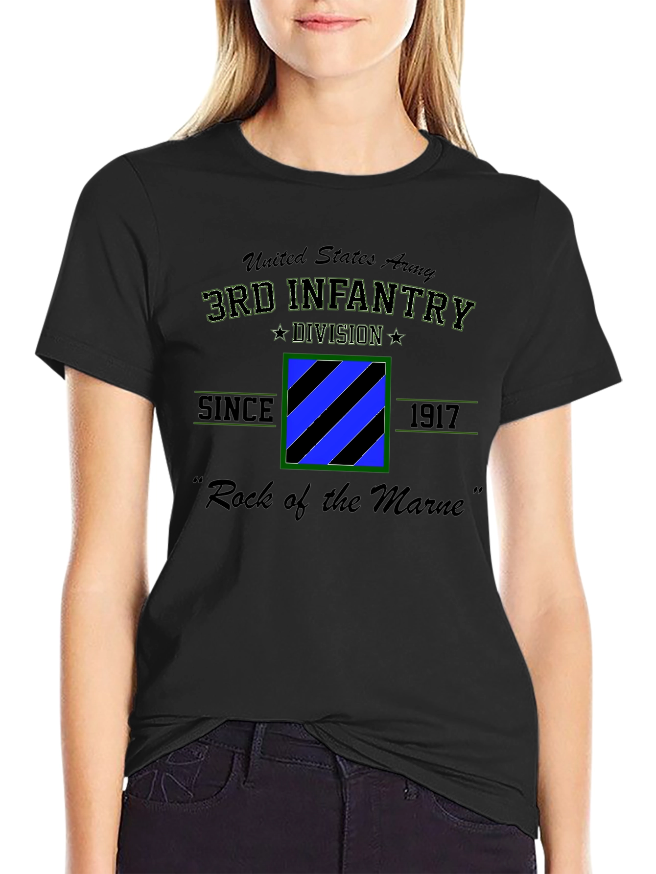 3rd Infantry Division T-Shirt Rock of the Marne