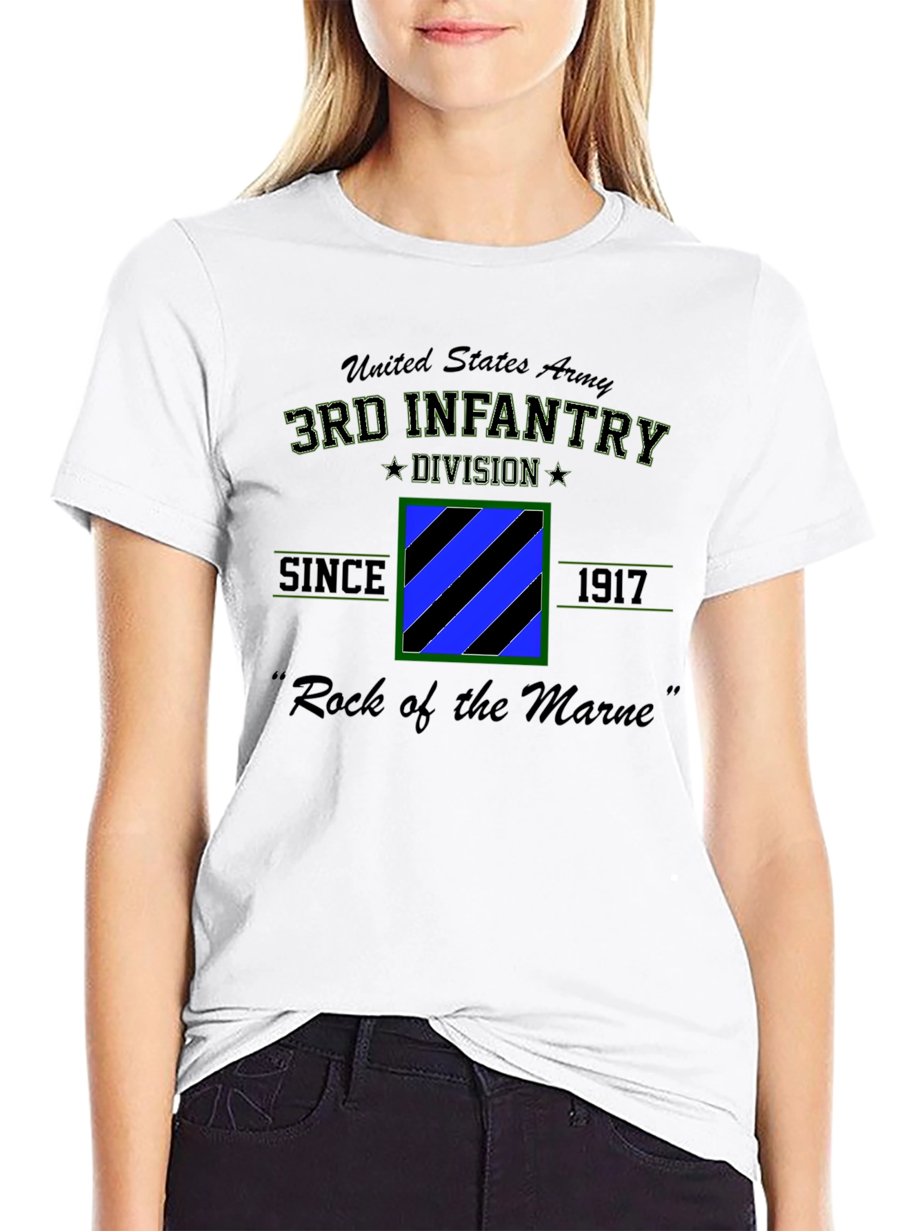 3rd Infantry Division T-Shirt Rock of the Marne