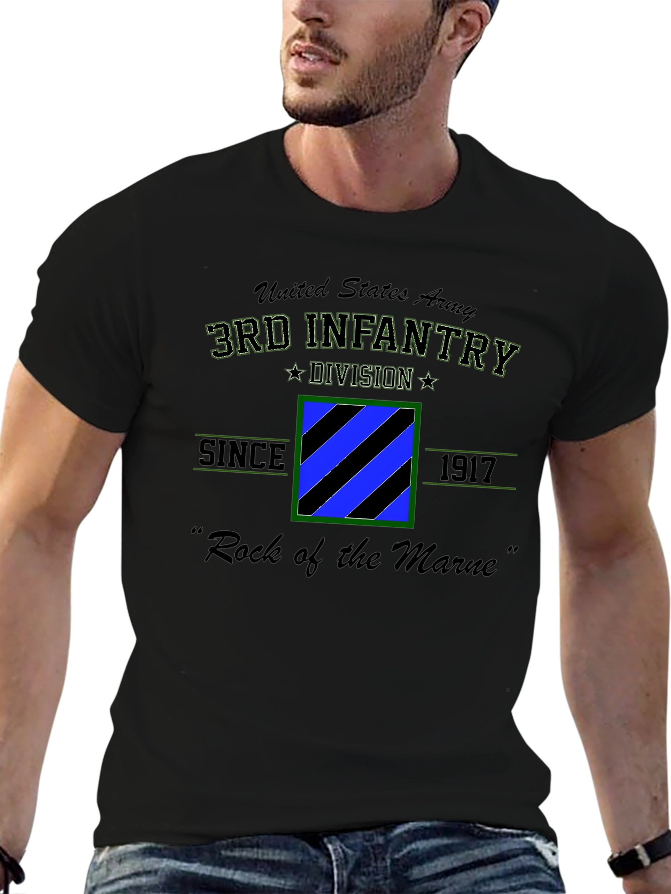 3rd Infantry Division T-Shirt Rock of the Marne