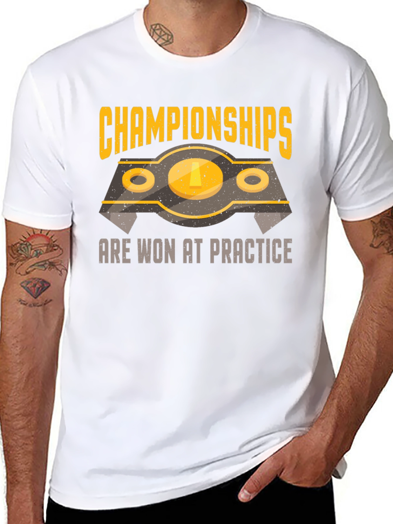 Championships Are Won At Practice T-Shirt