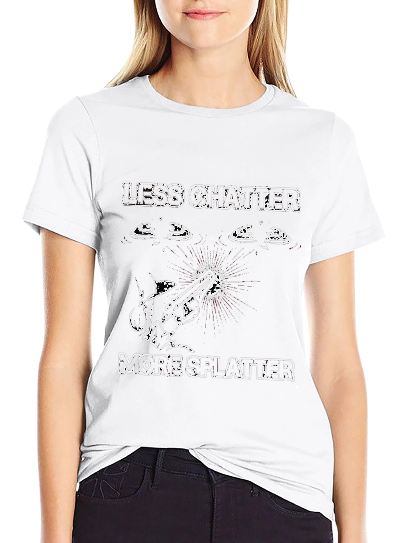 Less Chatter More Splatter T-Shirt