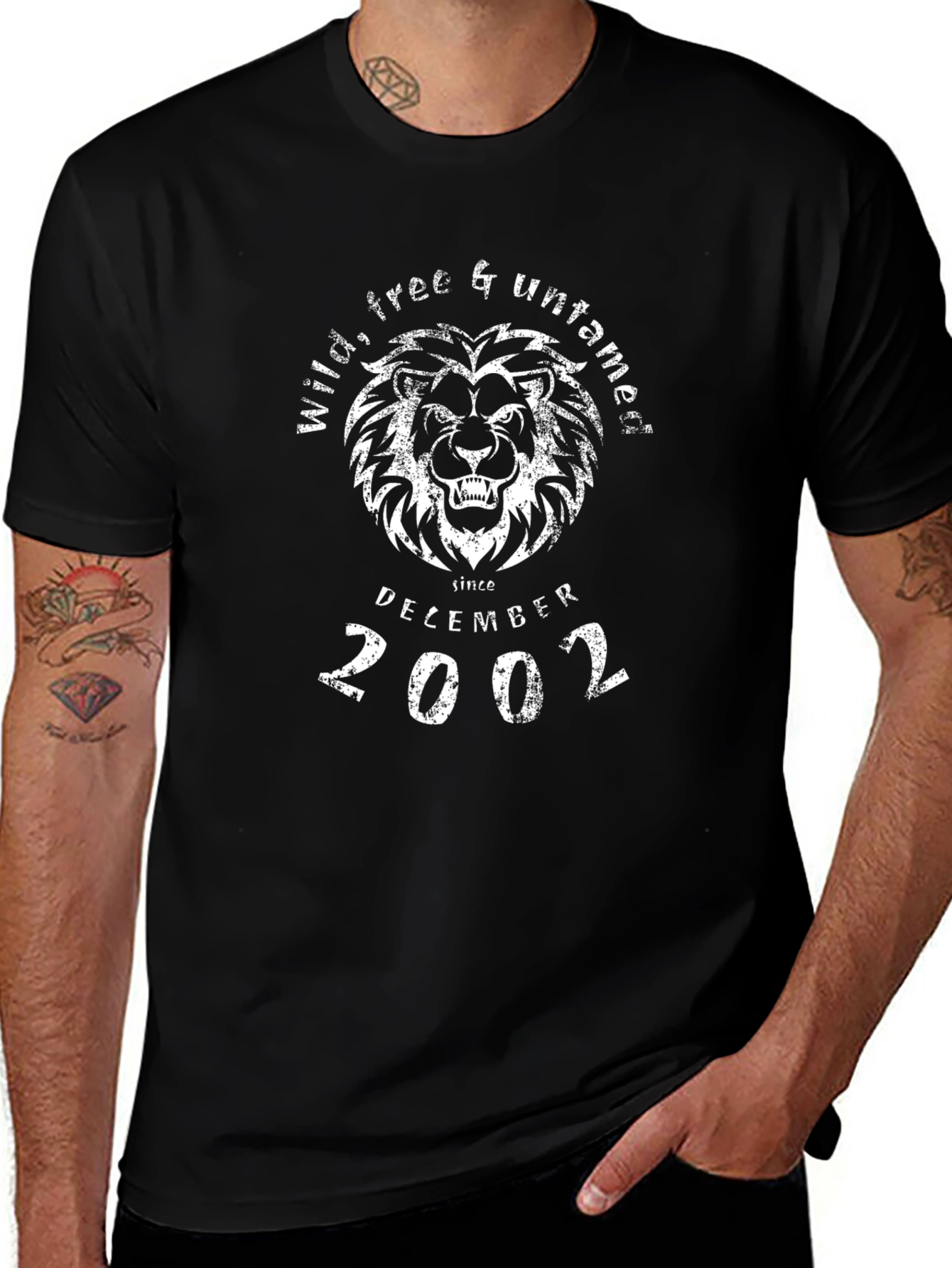 Wild Free & Untamed Lion Graphic Tee