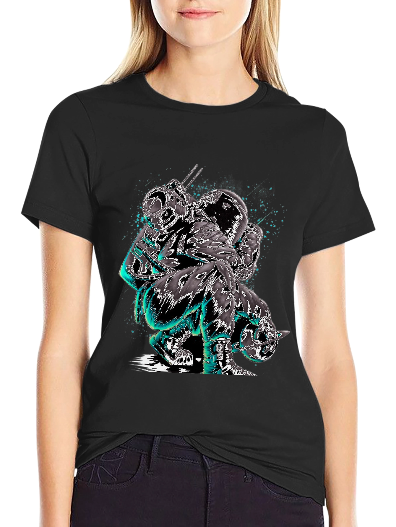 Astronaut Graphic Tee - Unique Space Design