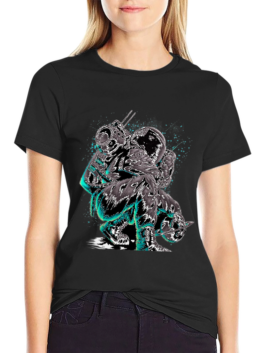 Astronaut Graphic Tee - Unique Space Design