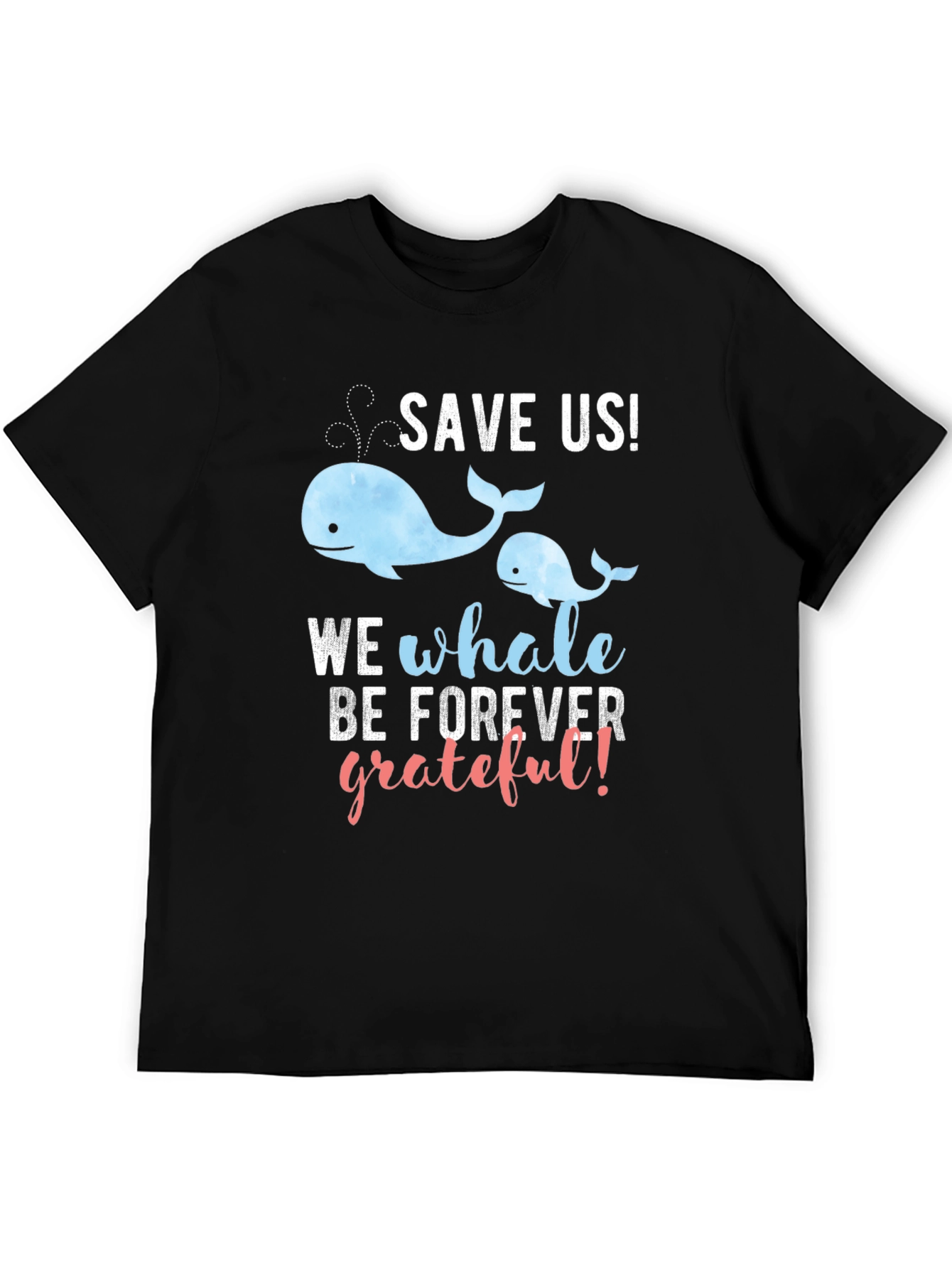 Save The Whales Graphic T-Shirt