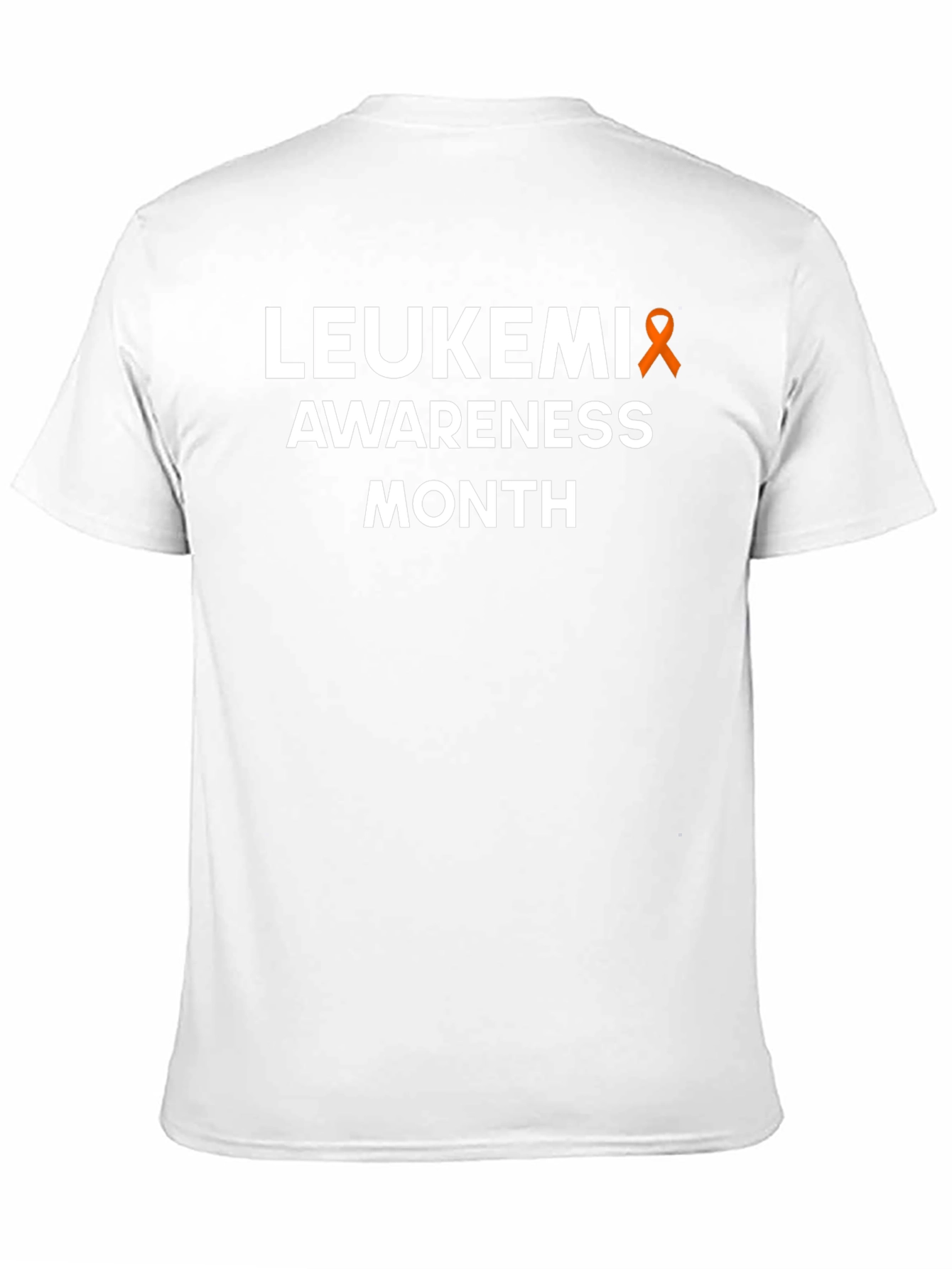 Leukemia Awareness Month T-Shirt - Orange Ribbon