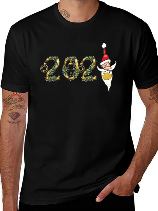 Festive 2024 Santa Graphic T-Shirt