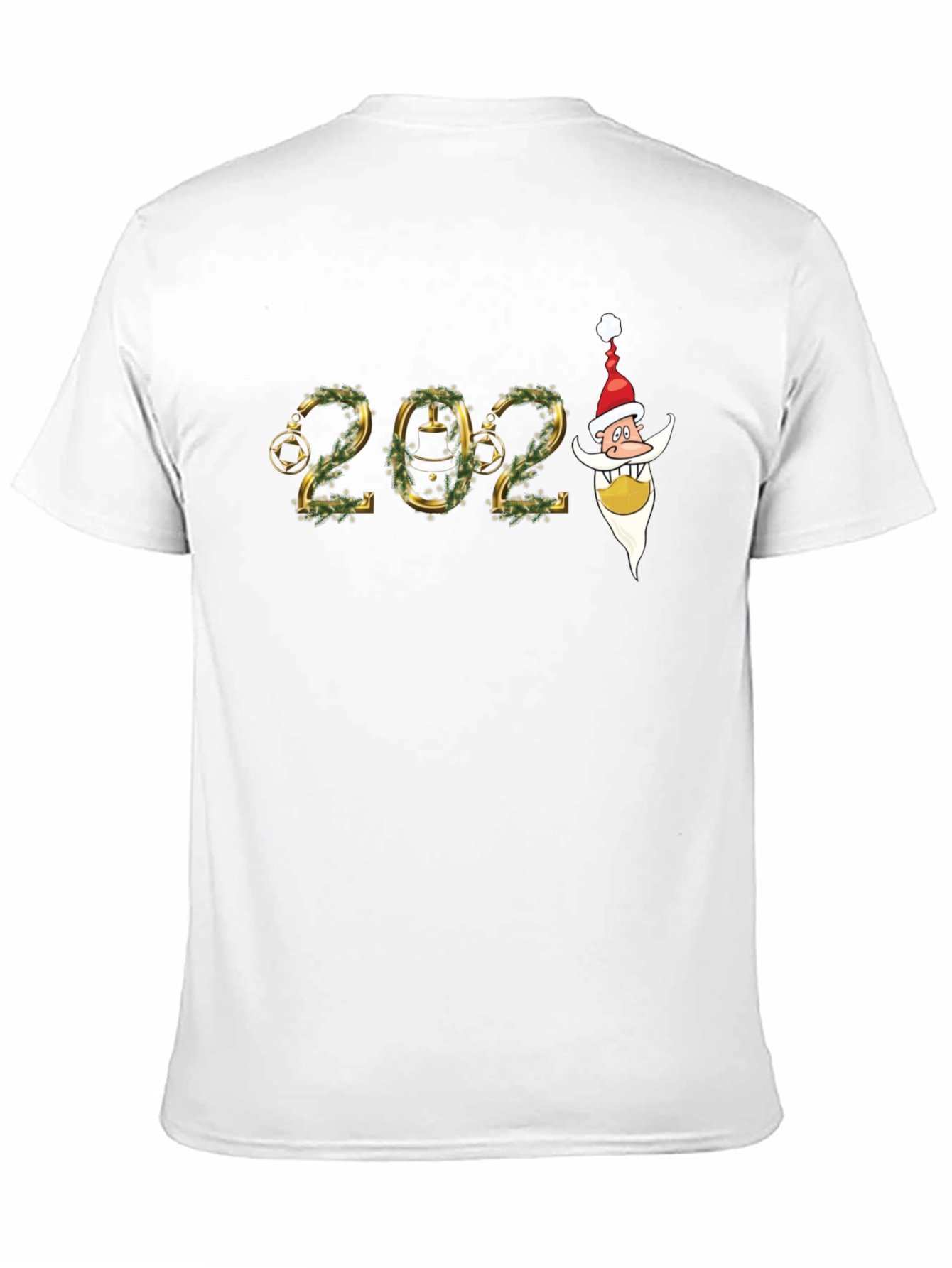 Festive 2024 Santa Graphic T-Shirt