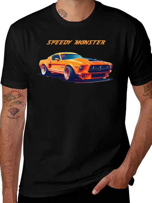 Speedy Monster Car T-Shirt