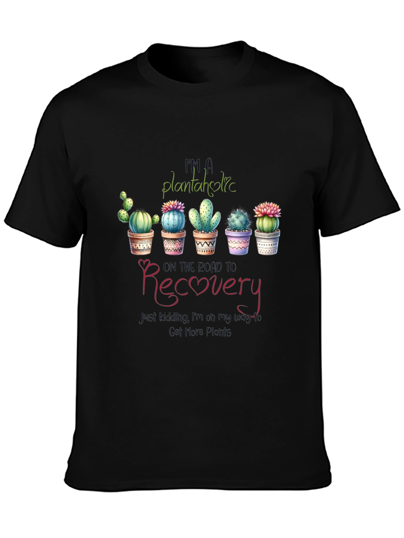 Plantaholic Recovery Graphic T-Shirt
