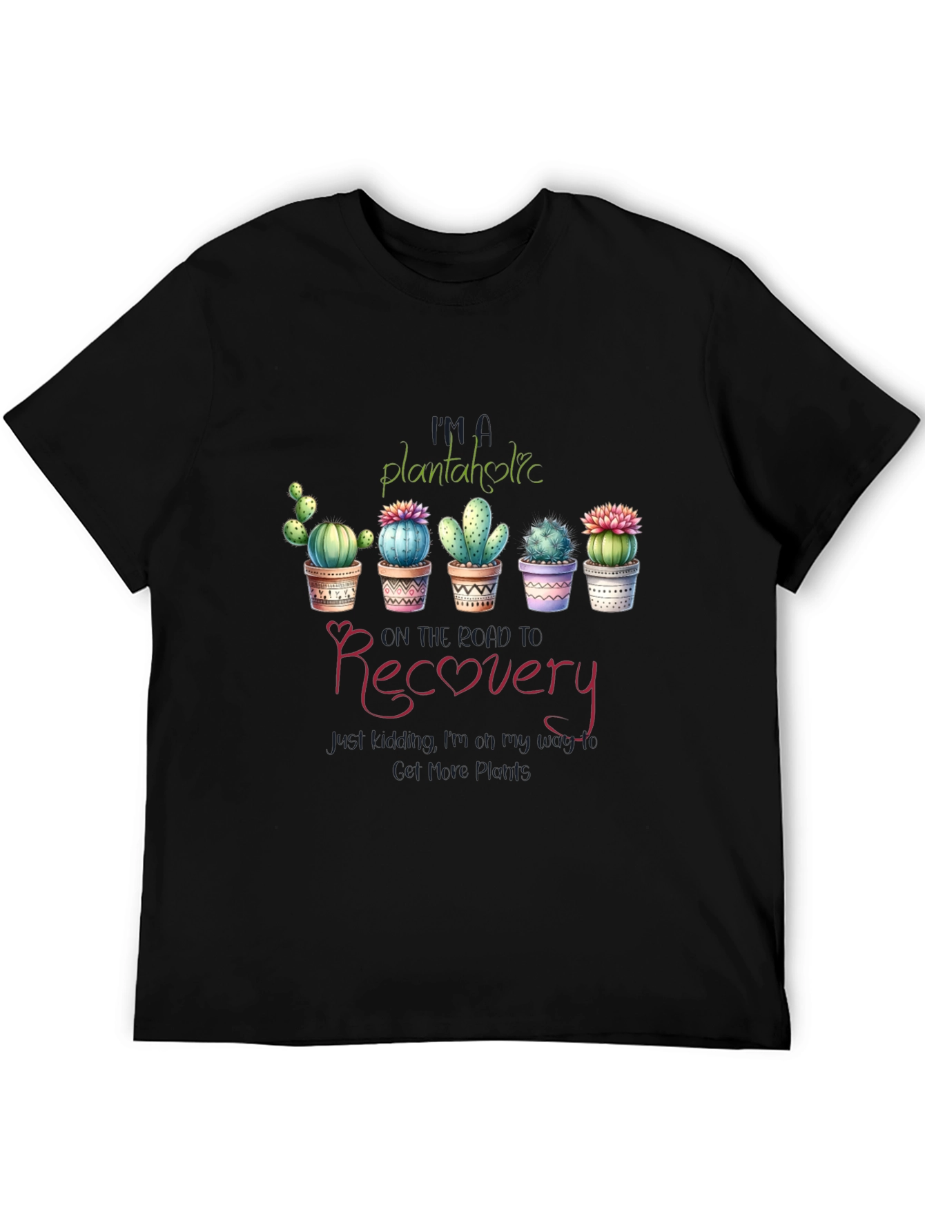 Plantaholic Recovery Graphic T-Shirt