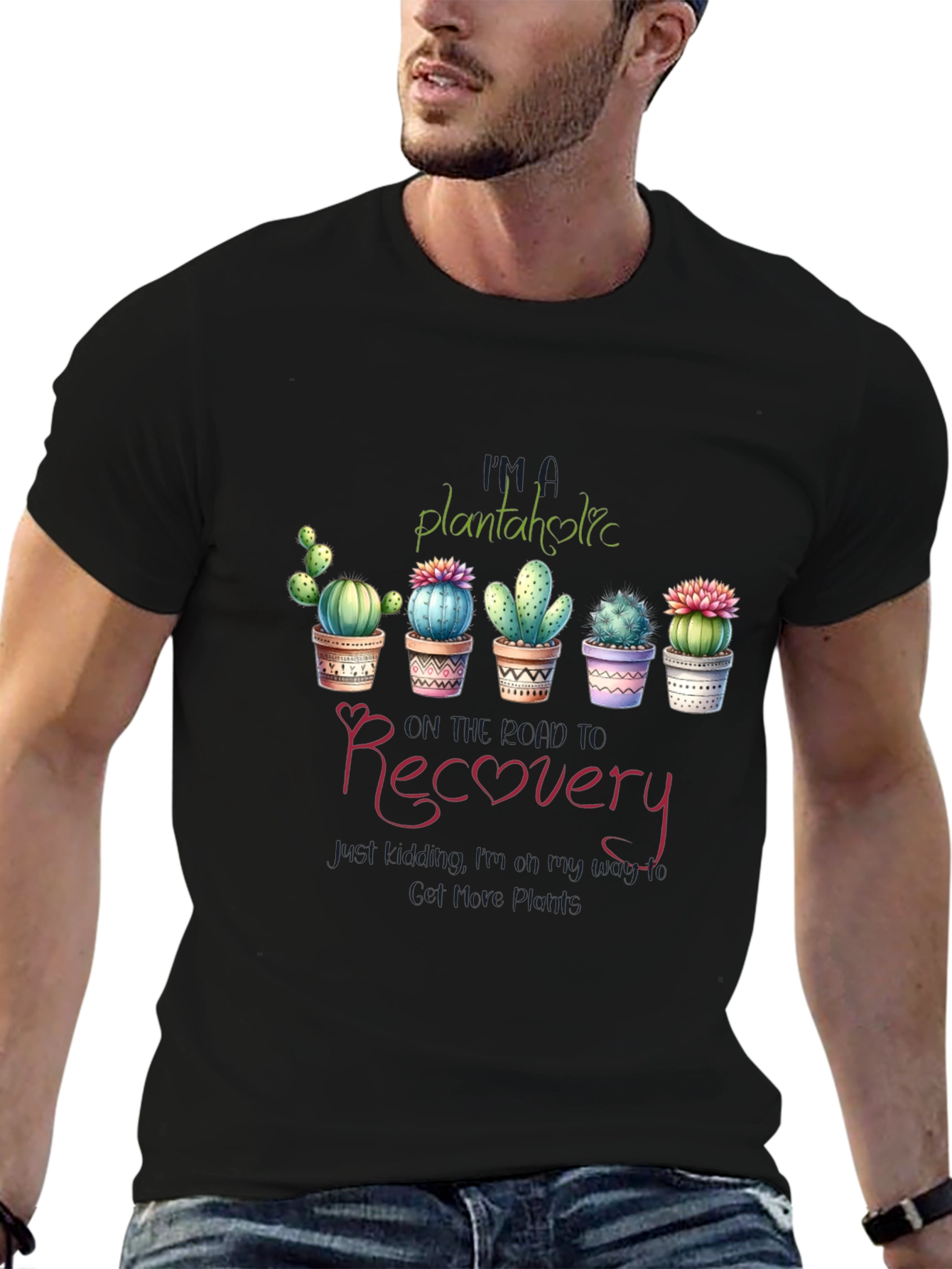 Plantaholic Recovery Graphic T-Shirt