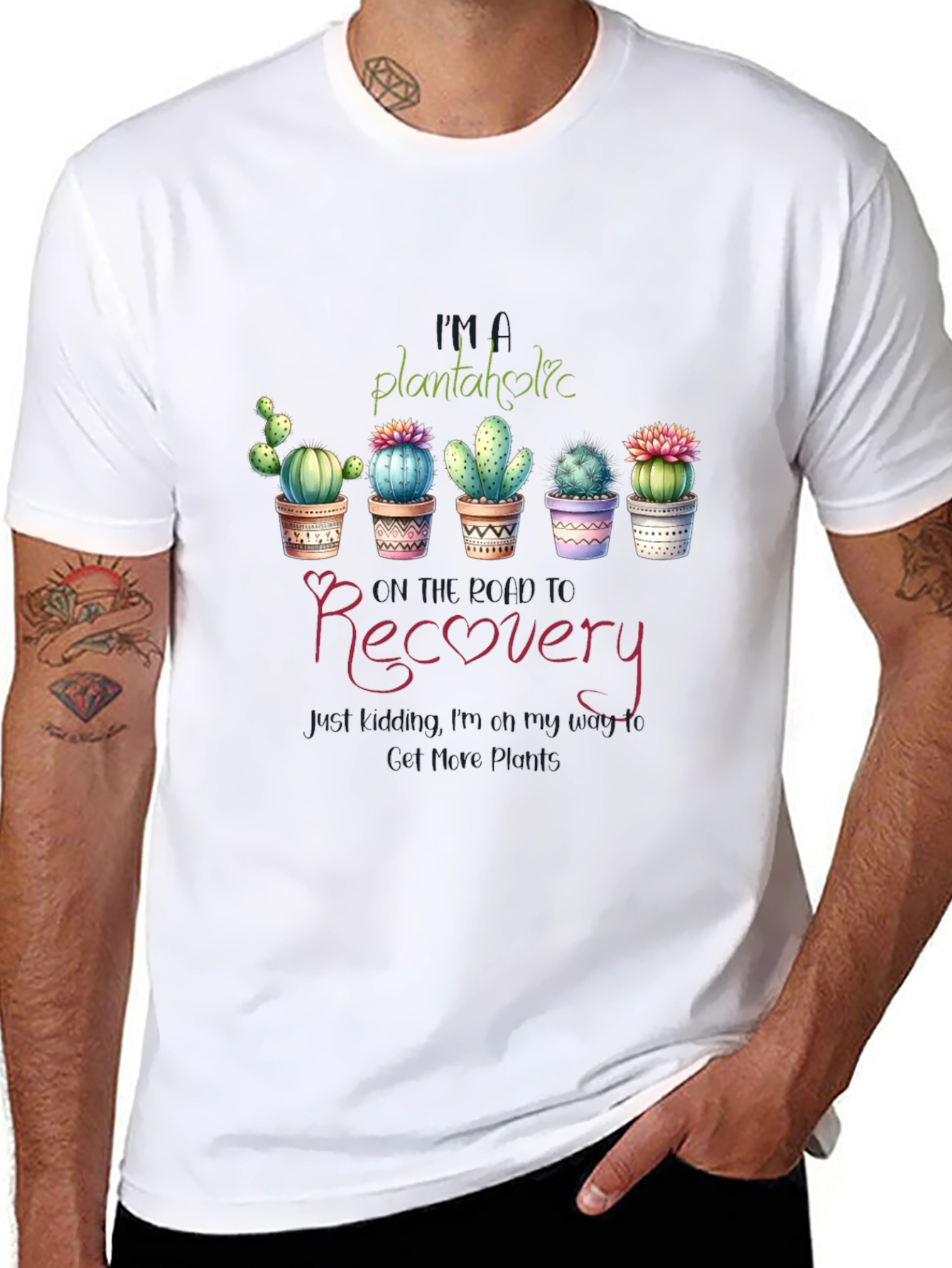 Plantaholic Recovery Graphic T-Shirt