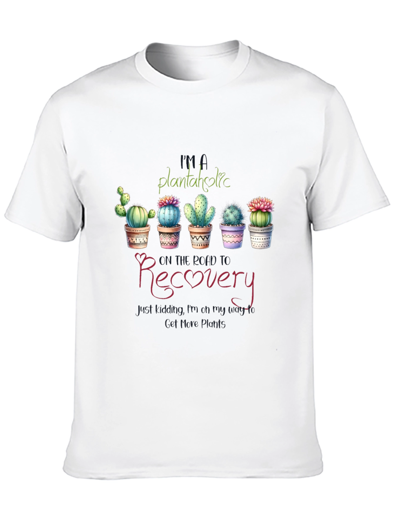 Plantaholic Recovery Graphic T-Shirt