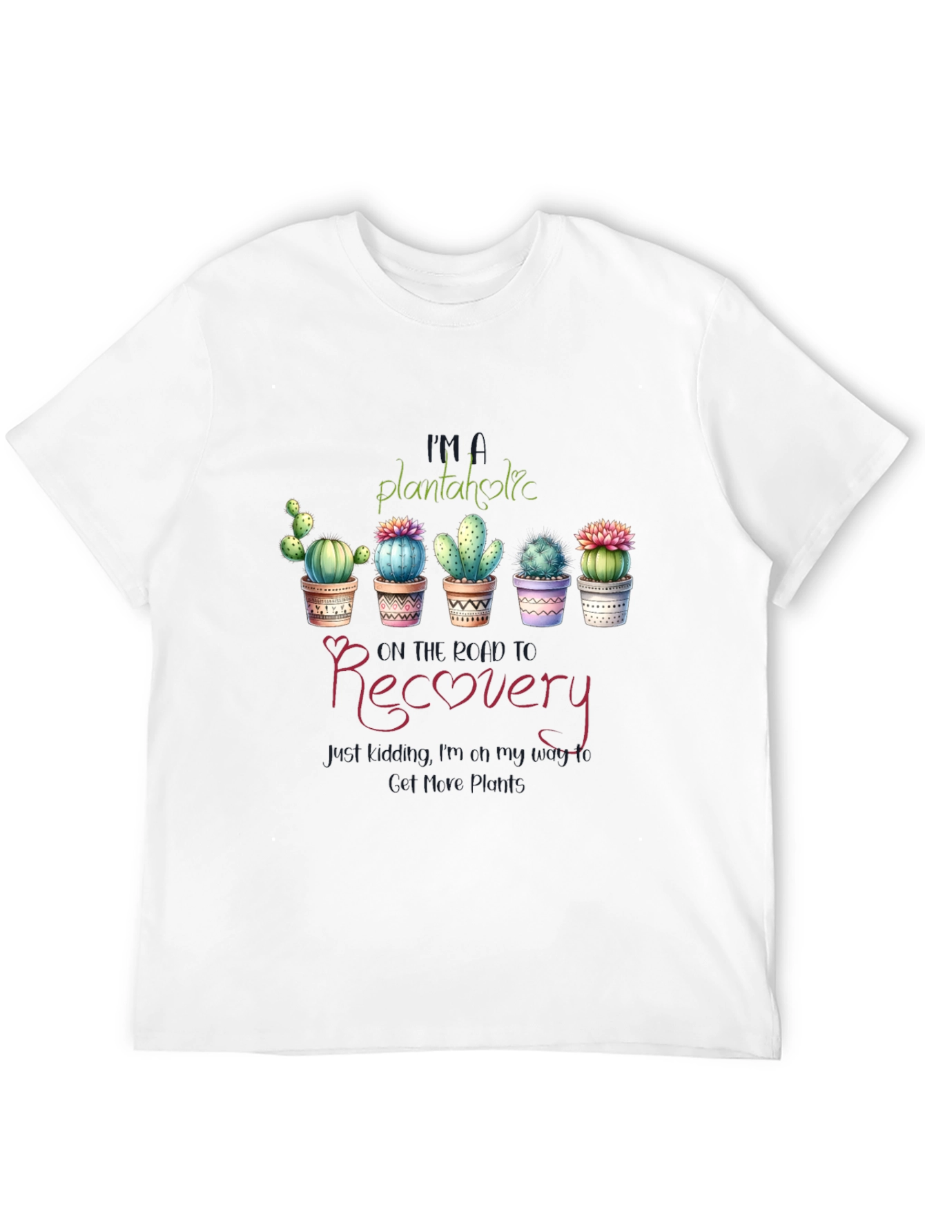 Plantaholic Recovery Graphic T-Shirt