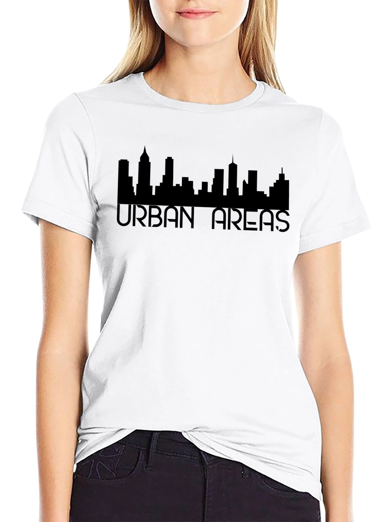 Urban Areas Black Graphic Tee
