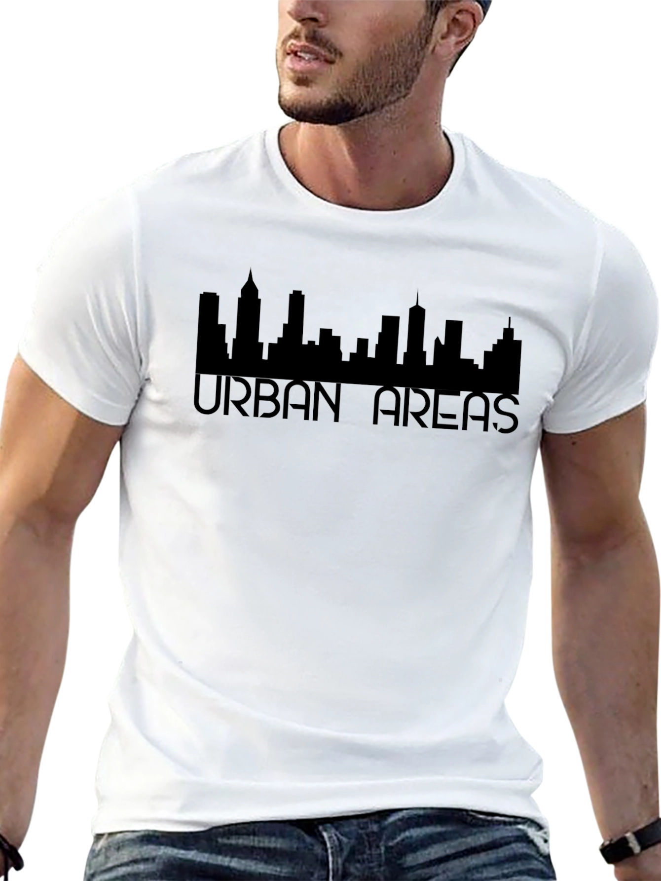 Urban Areas Black Graphic Tee