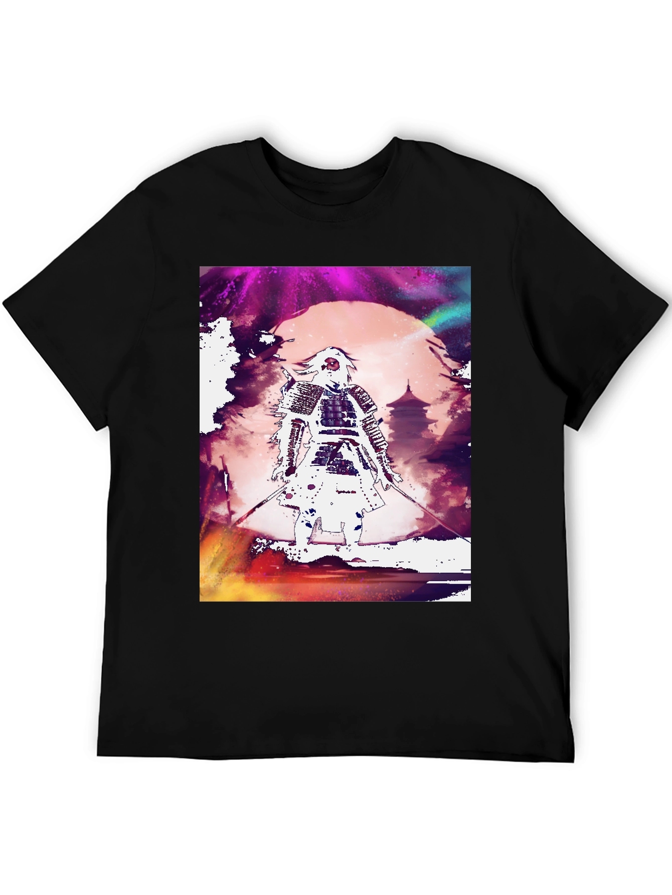 Samurai Graphic Tee - Stylish Japanese Warrior Design