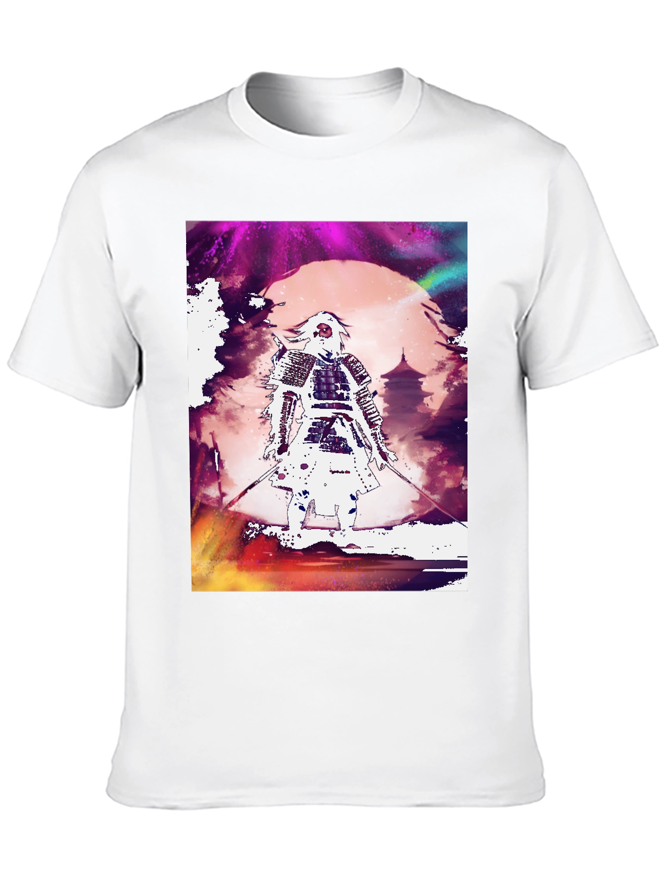 Samurai Graphic Tee - Stylish Japanese Warrior Design