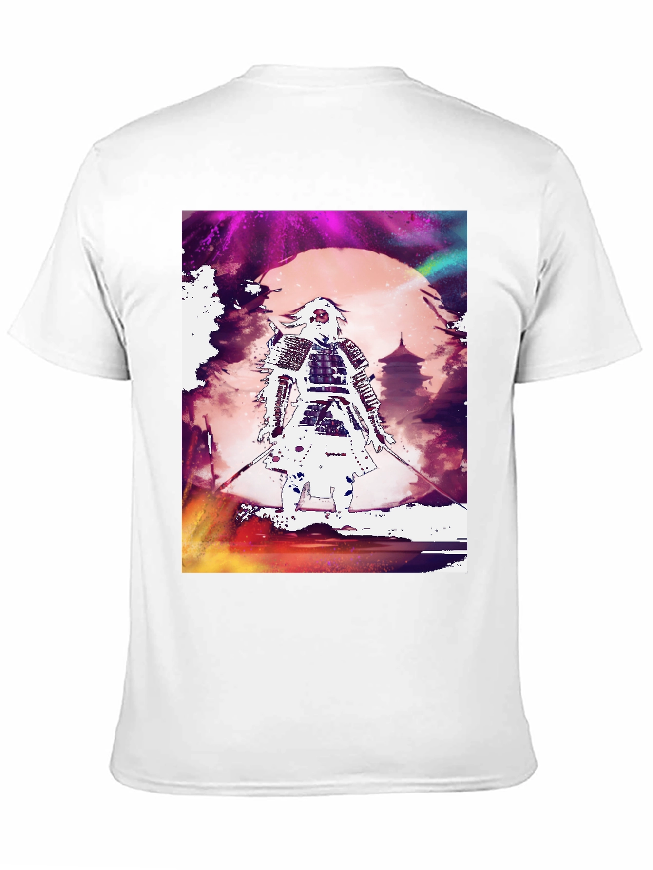Samurai Graphic Tee - Stylish Japanese Warrior Design