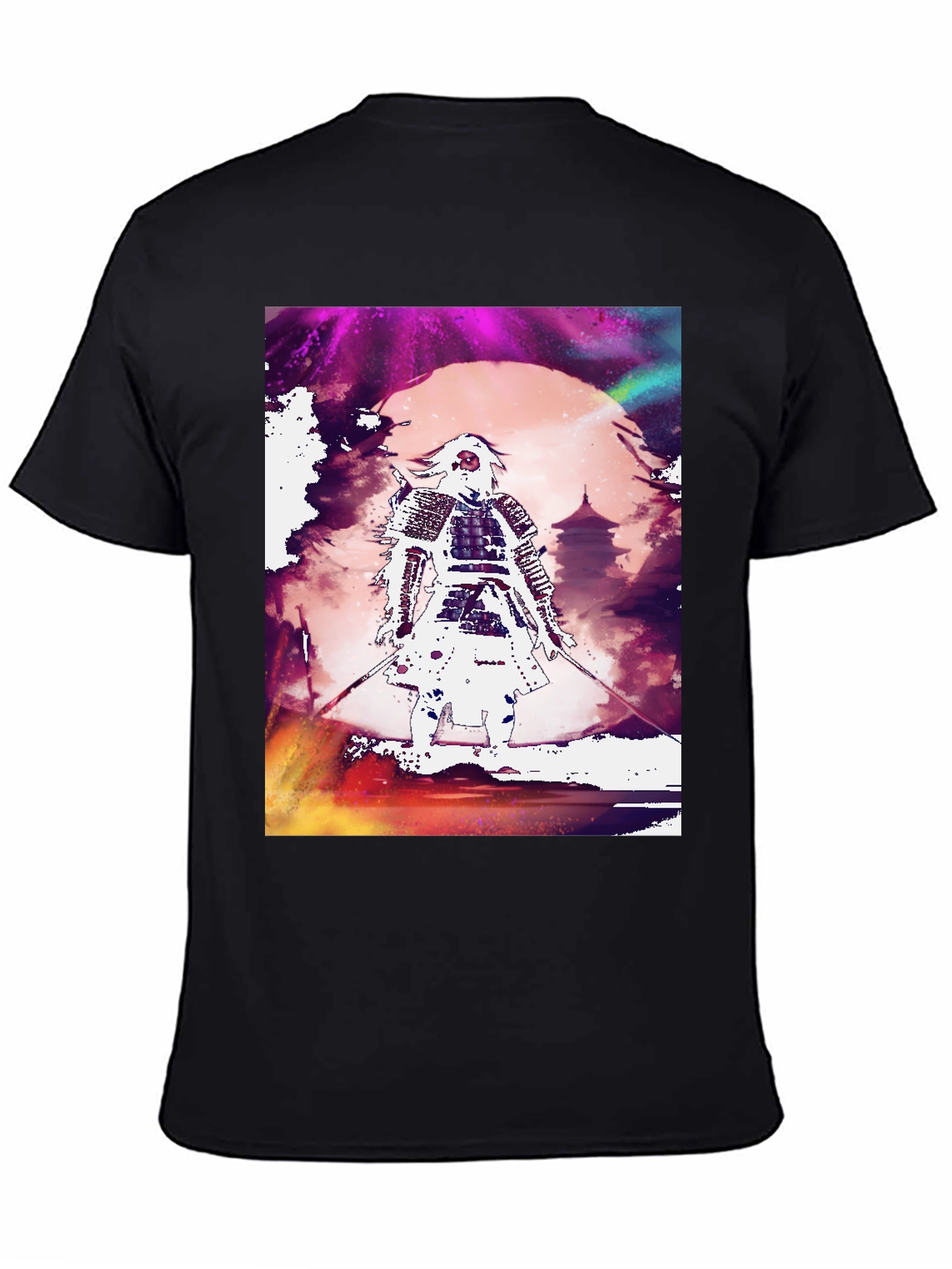 Samurai Graphic Tee - Stylish Japanese Warrior Design