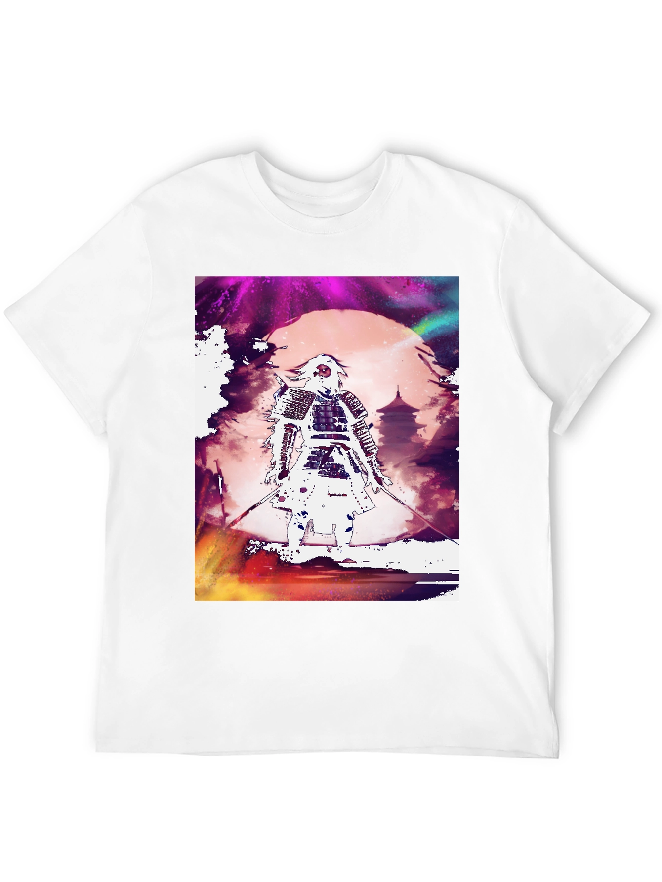 Samurai Graphic Tee - Stylish Japanese Warrior Design