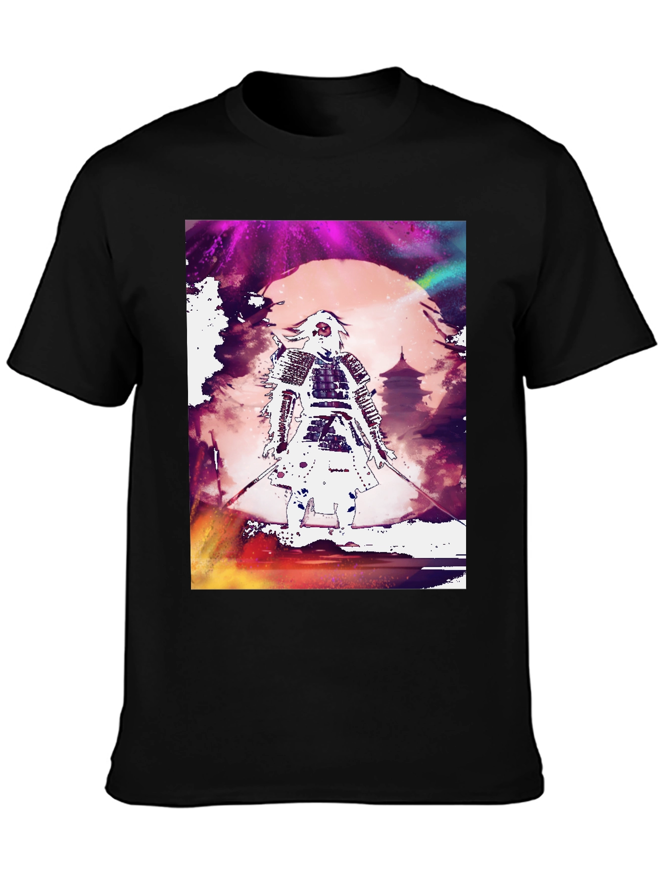 Samurai Graphic Tee - Stylish Japanese Warrior Design
