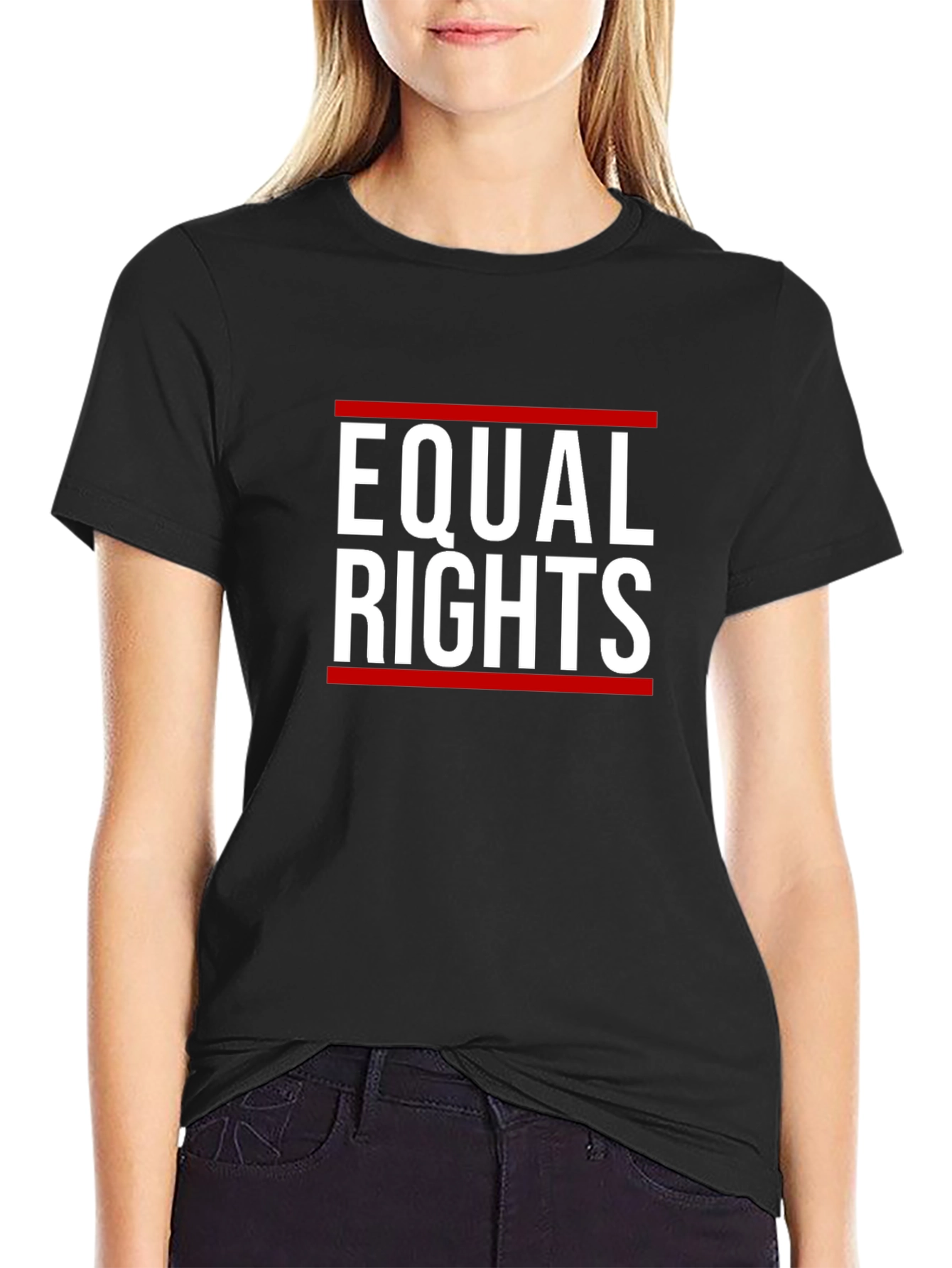 Equal Rights Graphic T-Shirt - Black