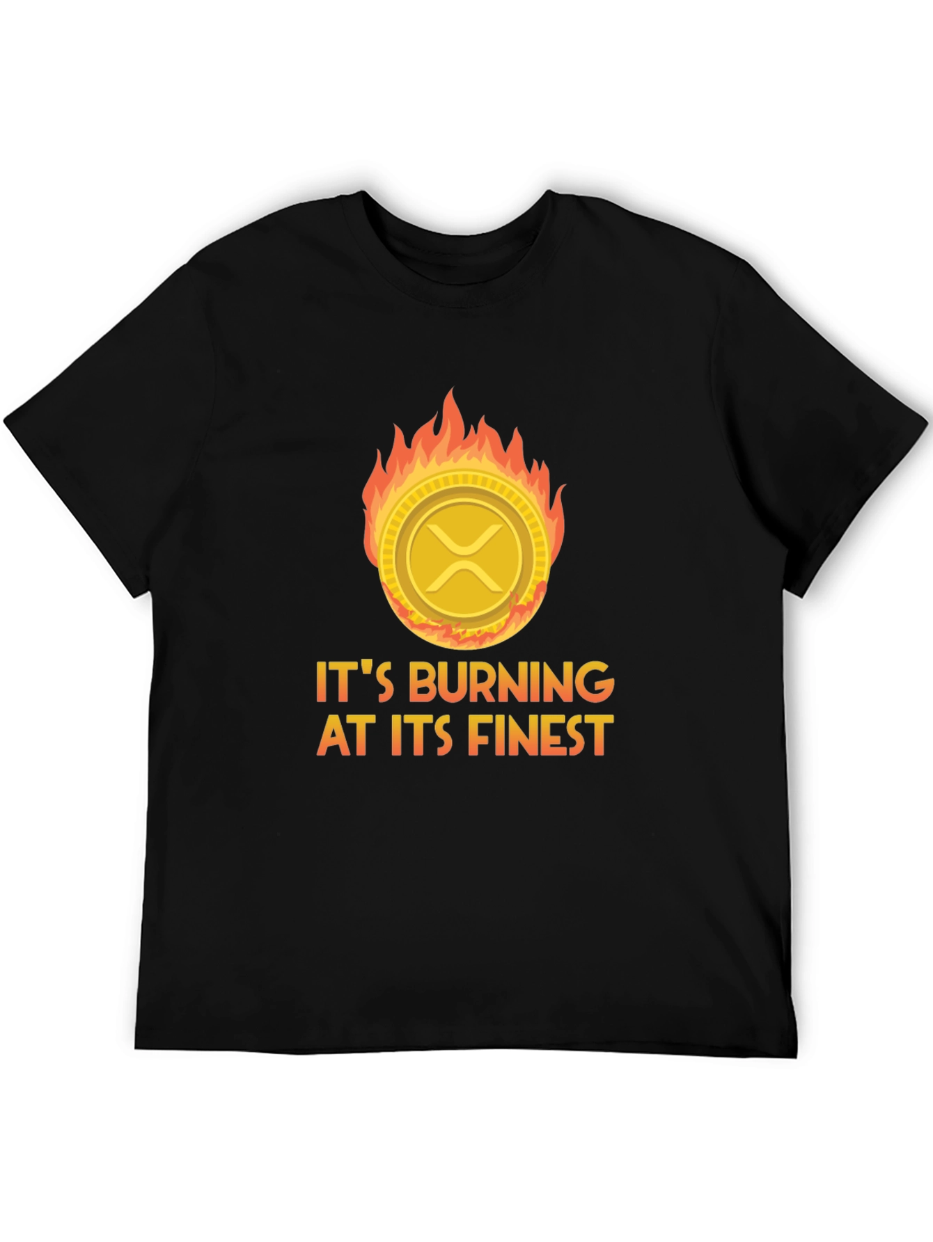 Burning Crypto XRP T-Shirt