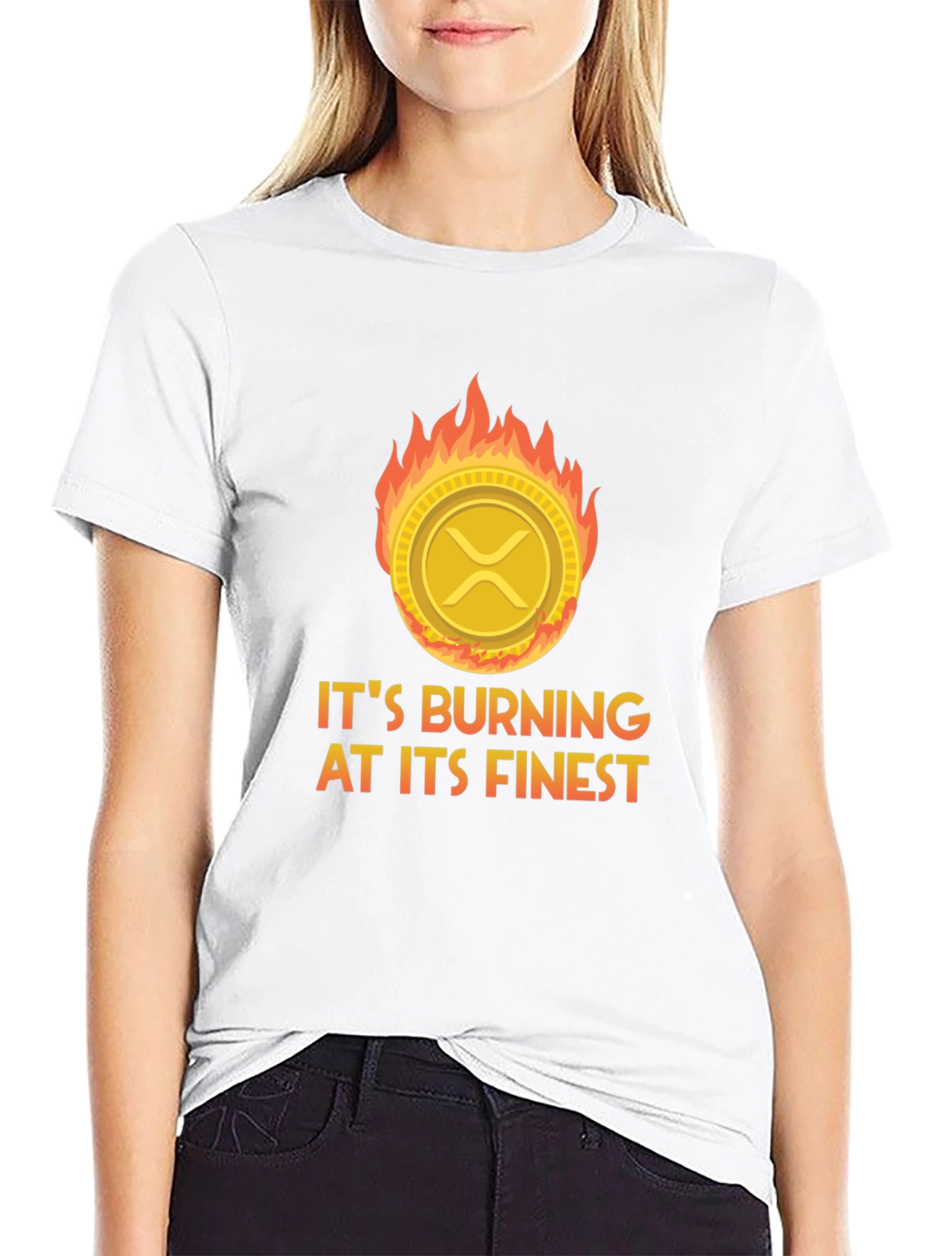 Burning Crypto XRP T-Shirt