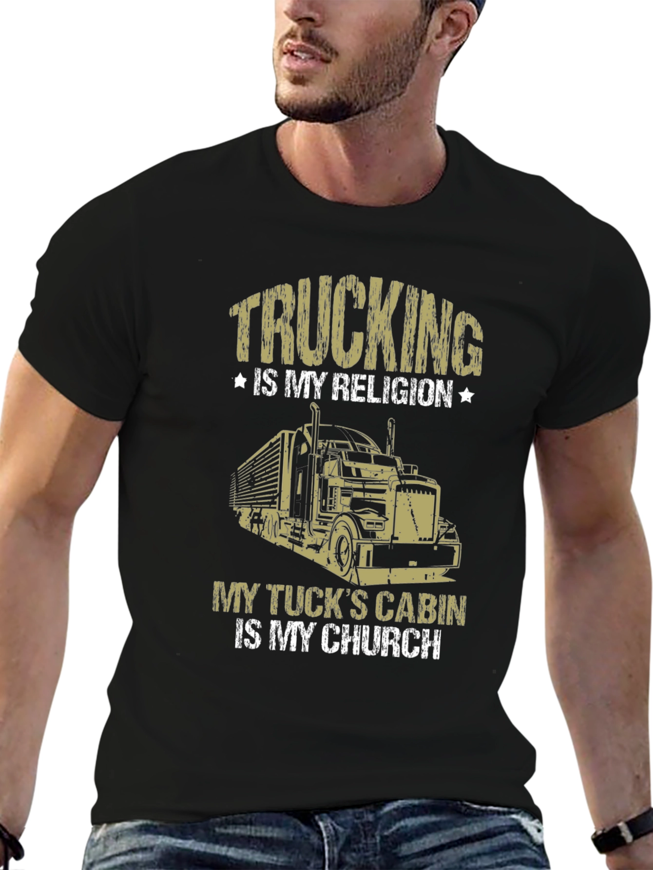 Trucking is My Religion T-Shirt