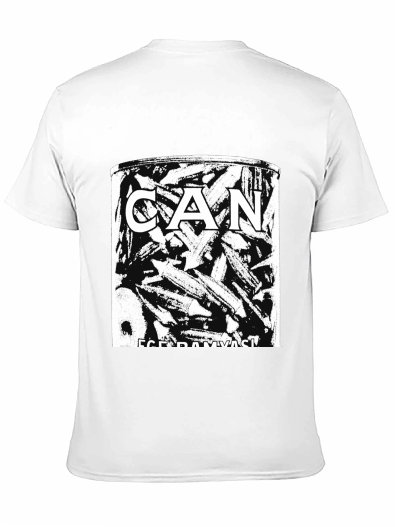 CAN Ege Bamyasi Album Cover Black T-Shirt