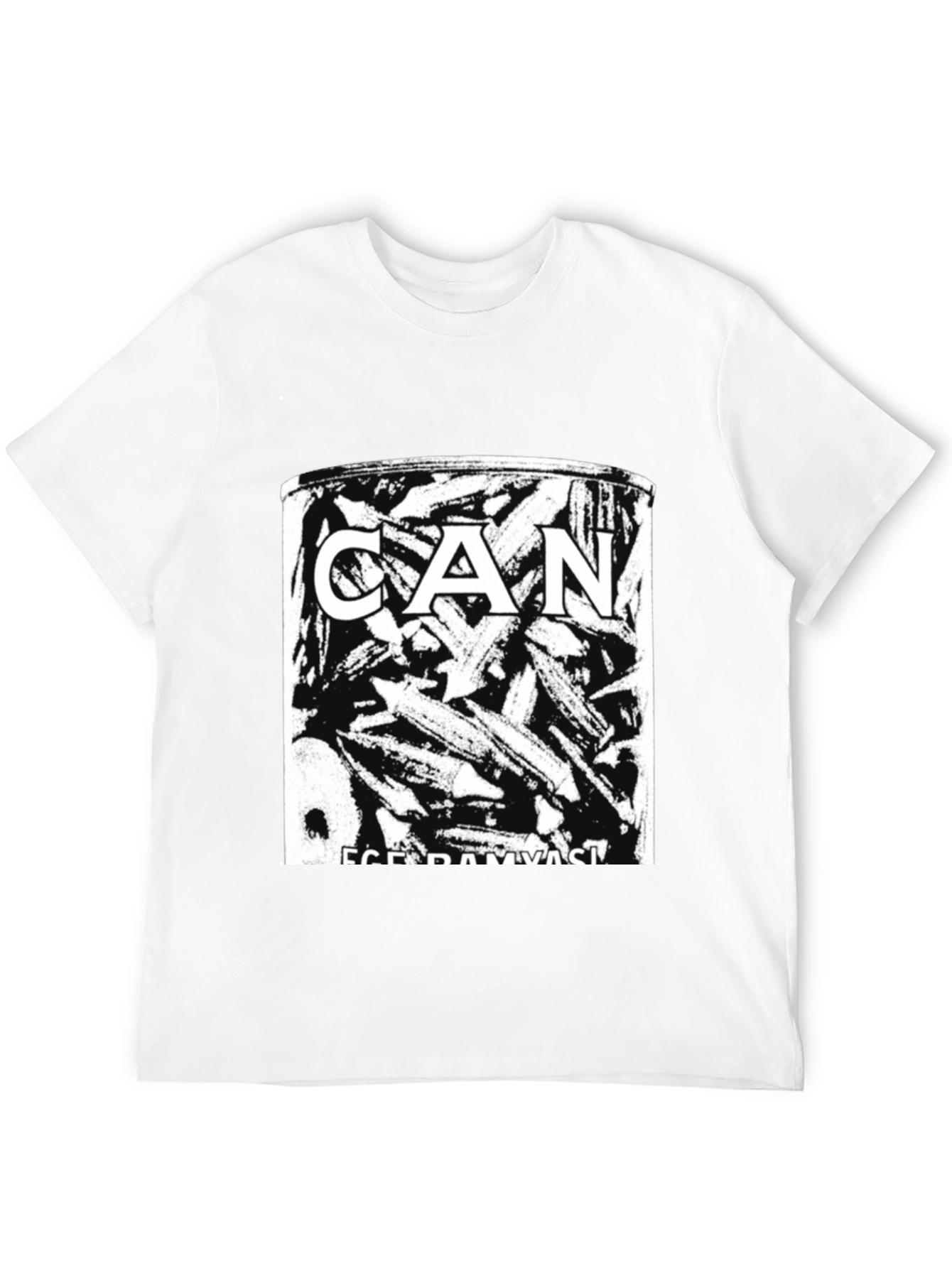 CAN Ege Bamyasi Album Cover Black T-Shirt
