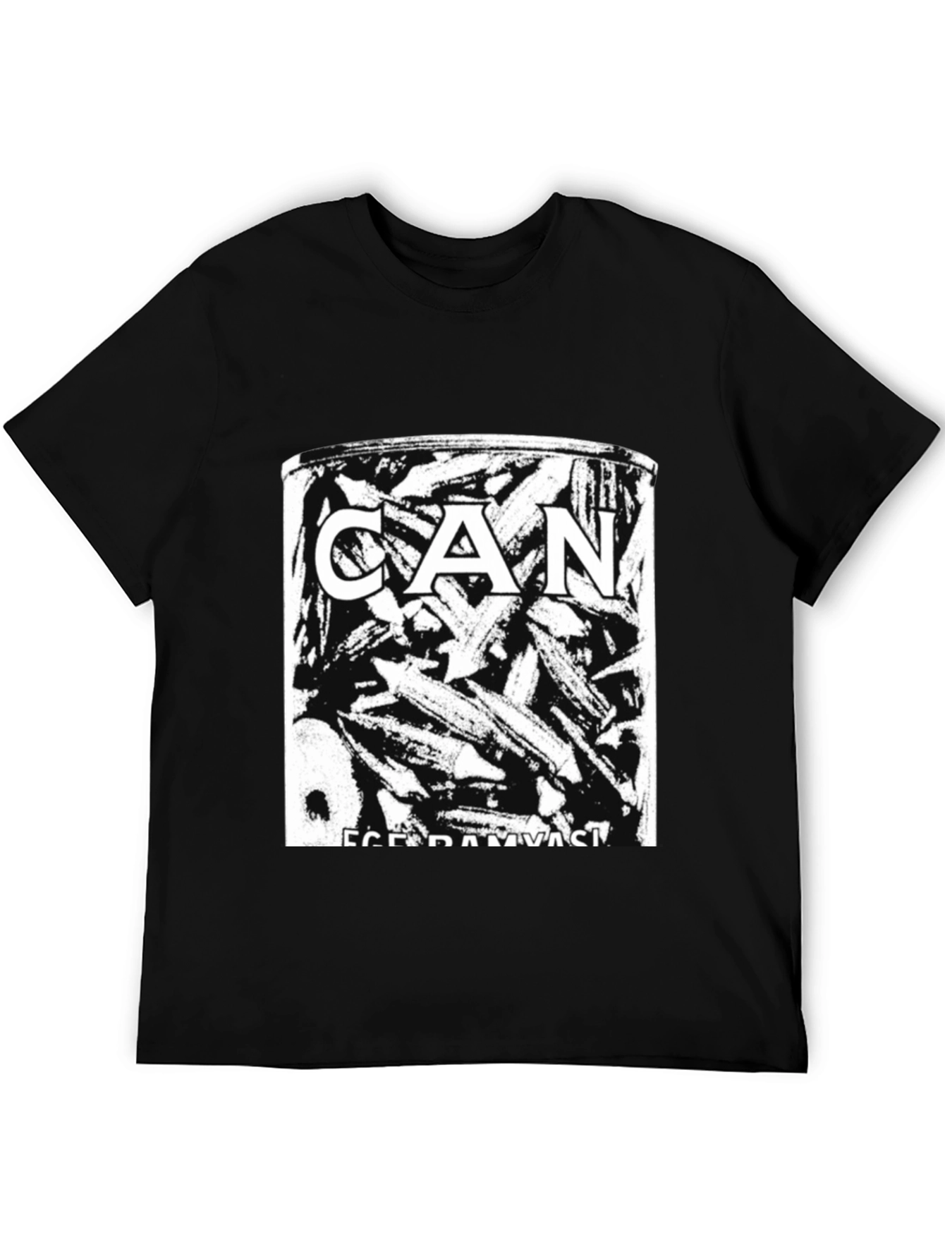 CAN Ege Bamyasi Album Cover Black T-Shirt