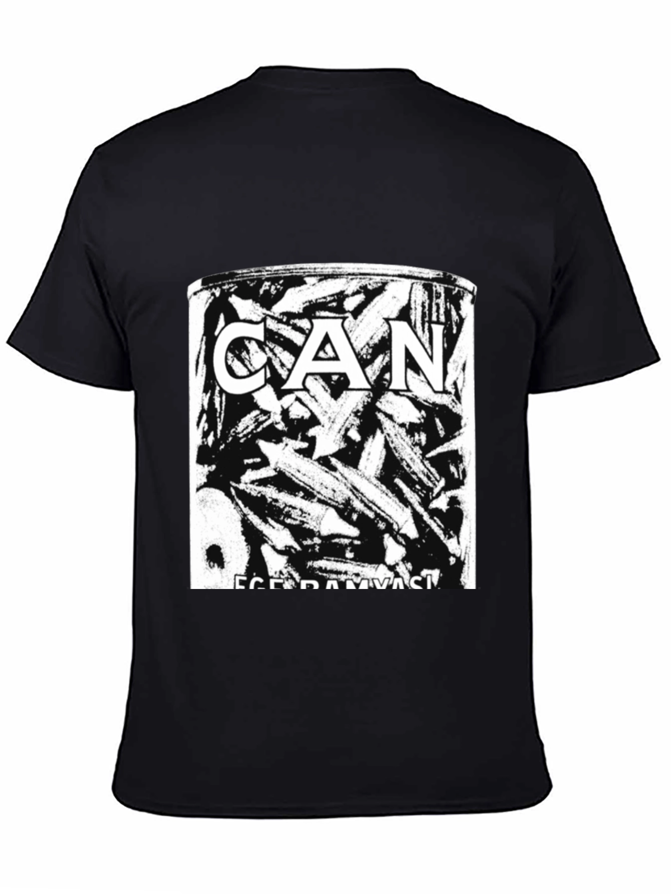 CAN Ege Bamyasi Album Cover Black T-Shirt
