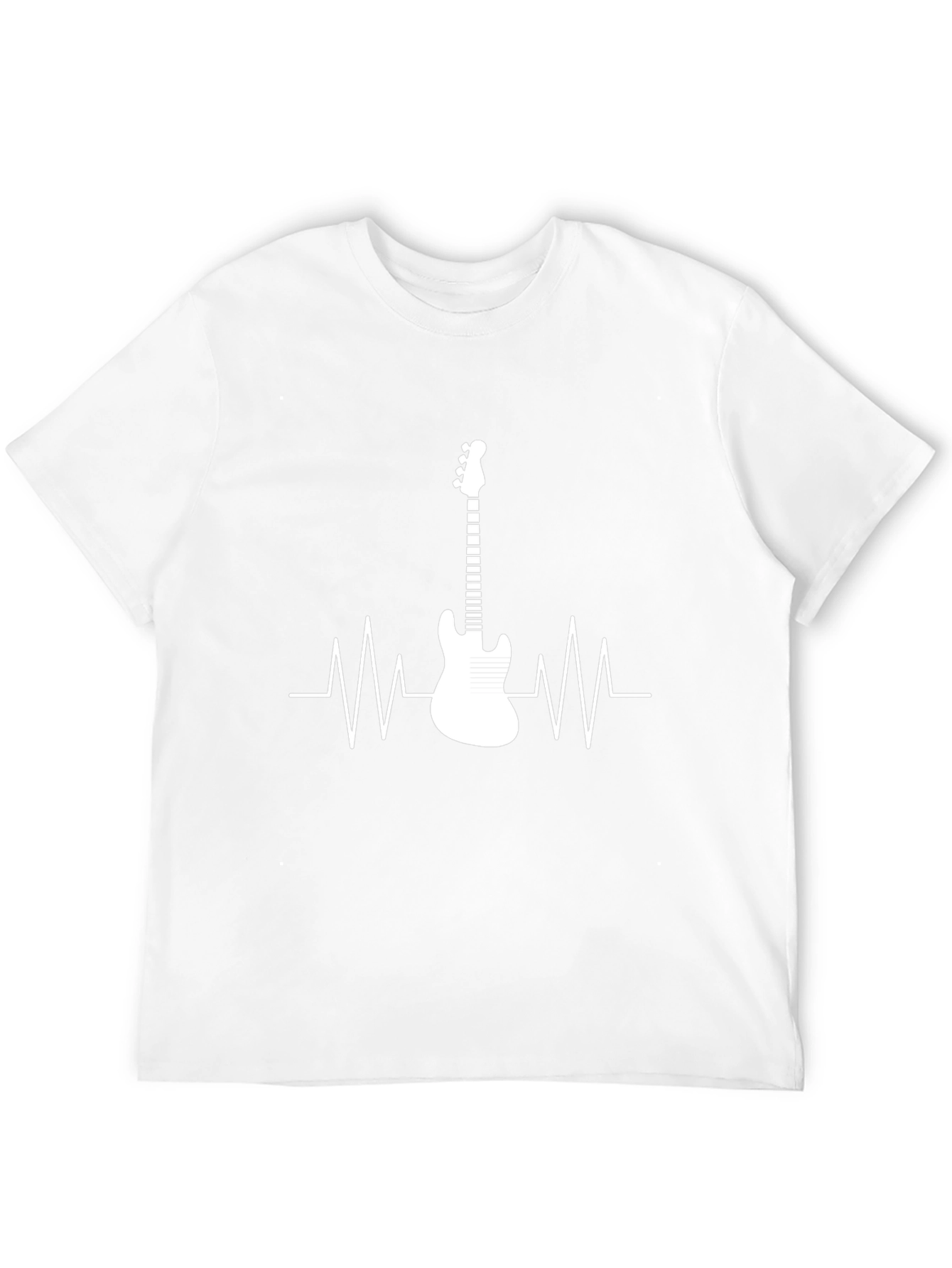 Guitar Heartbeat T-Shirt - Music Lover Tee