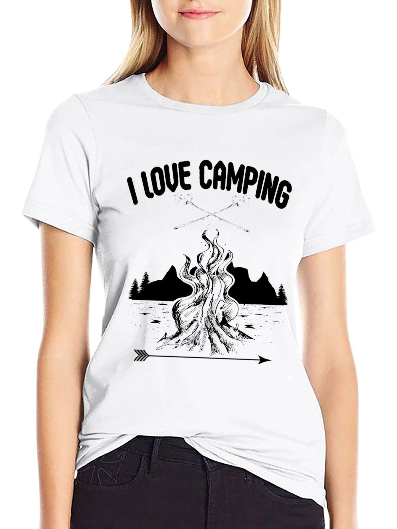 I Love Camping Graphic Tee