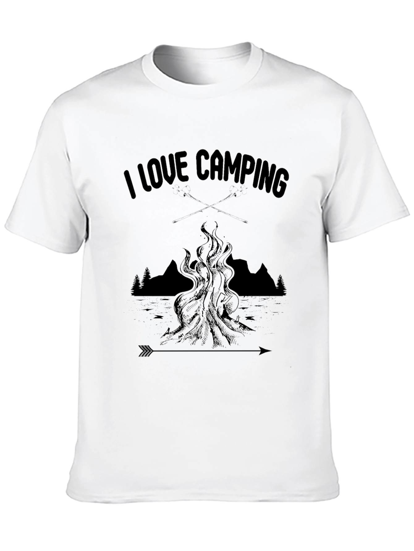 I Love Camping Graphic Tee