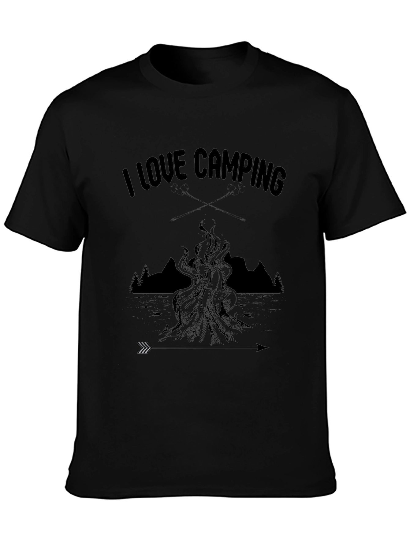 I Love Camping Graphic Tee