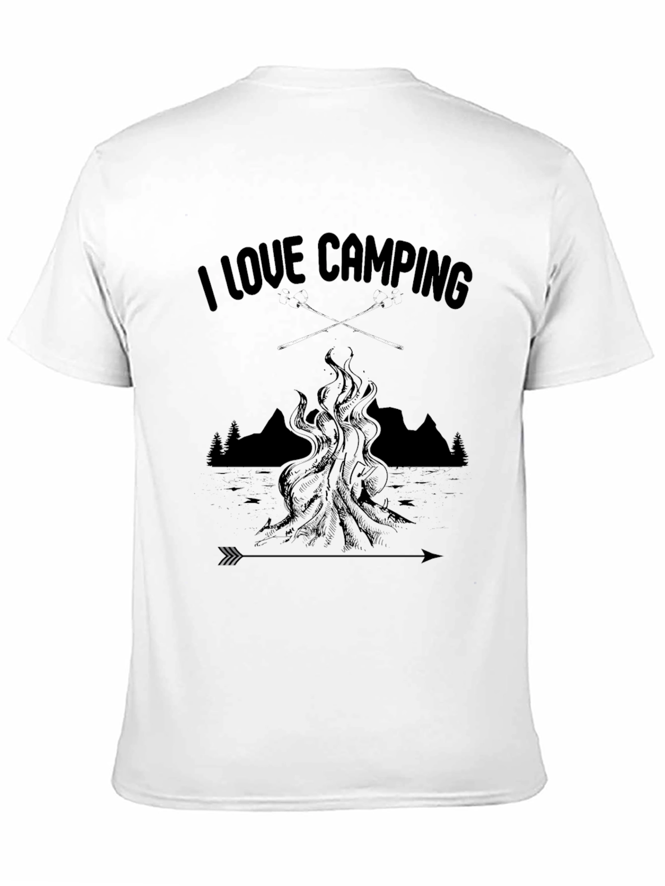 I Love Camping Graphic Tee