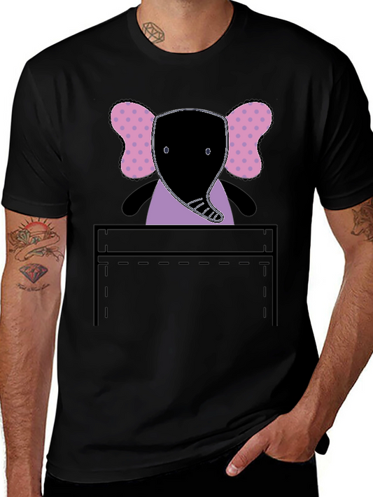 Elephant Pocket Graphic Tee - Fun and Playful!