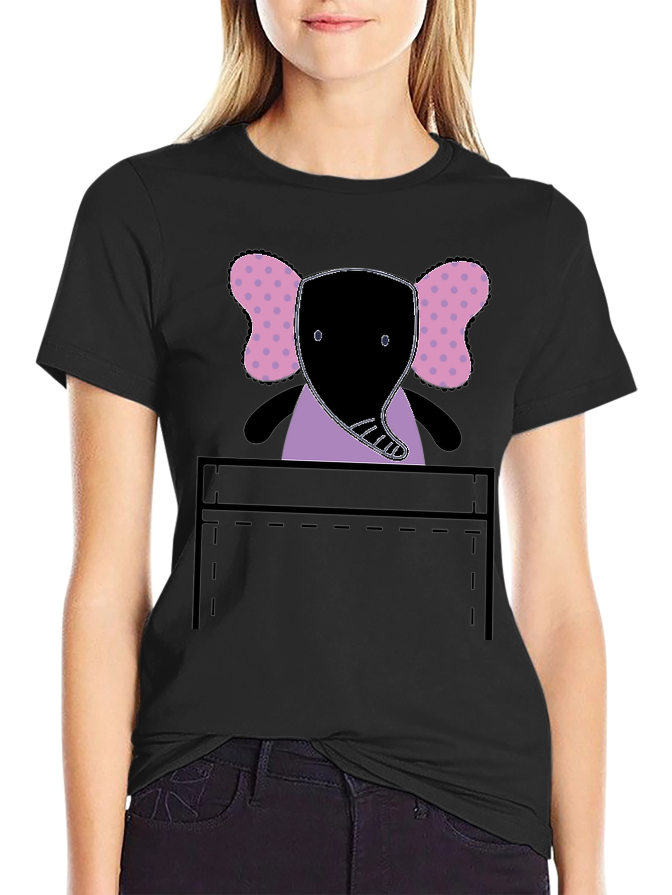 Elephant Pocket Graphic Tee - Fun and Playful!