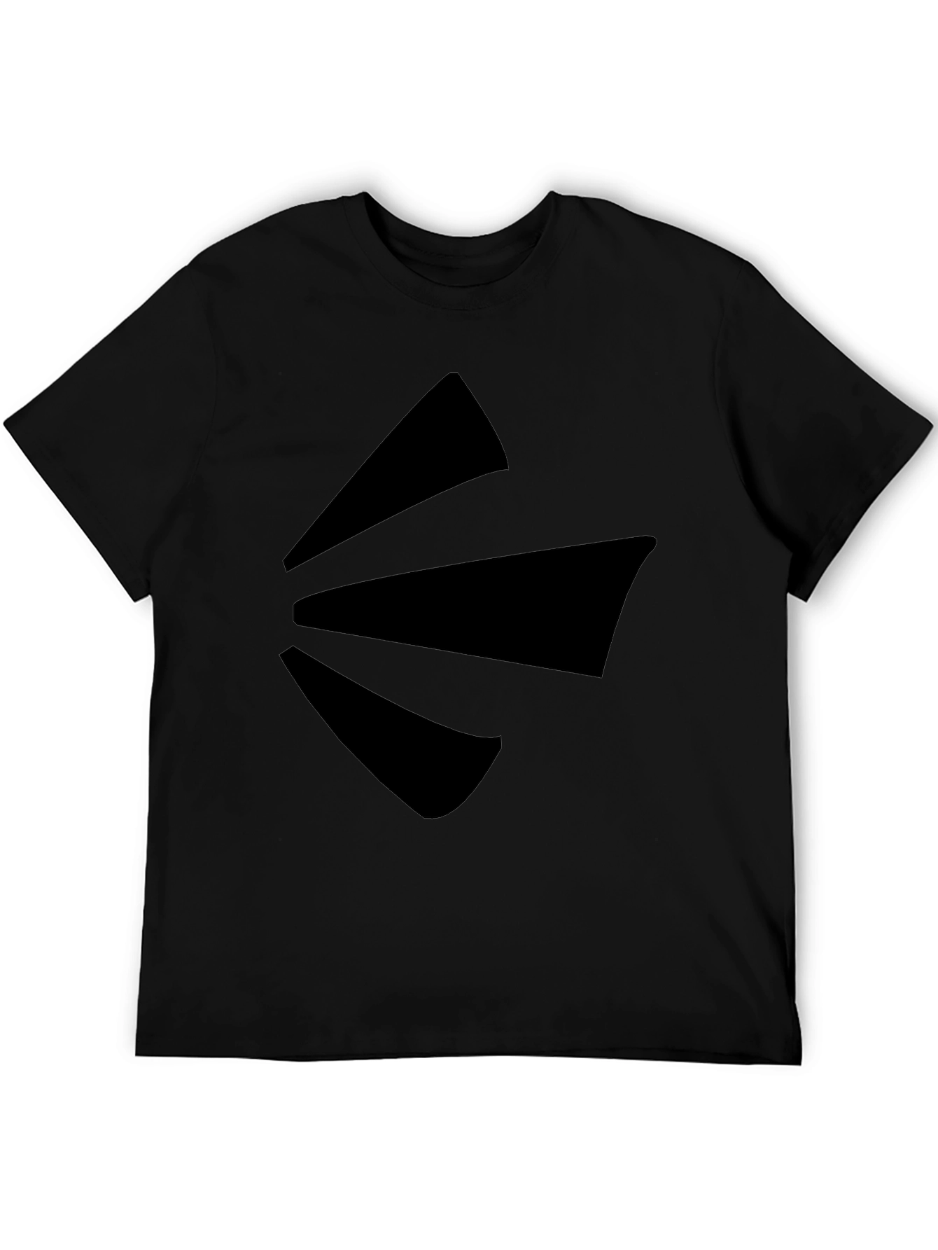 Stylish Black Graphic Tee - Modern Design