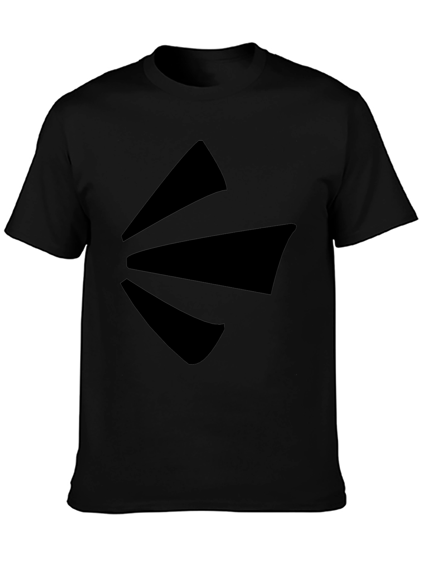 Stylish Black Graphic Tee - Modern Design