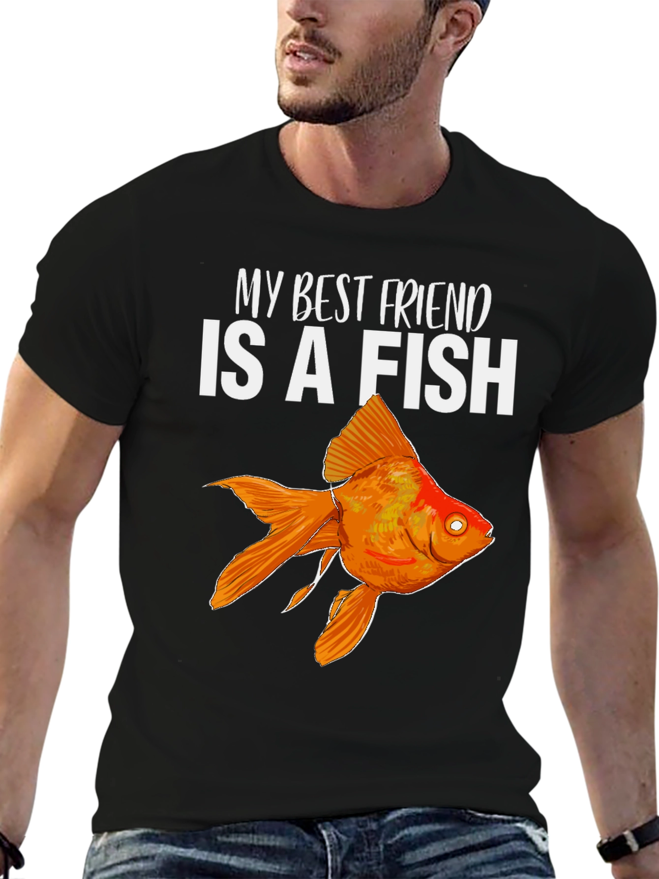 My Best Friend is a Fish Graphic Tee
