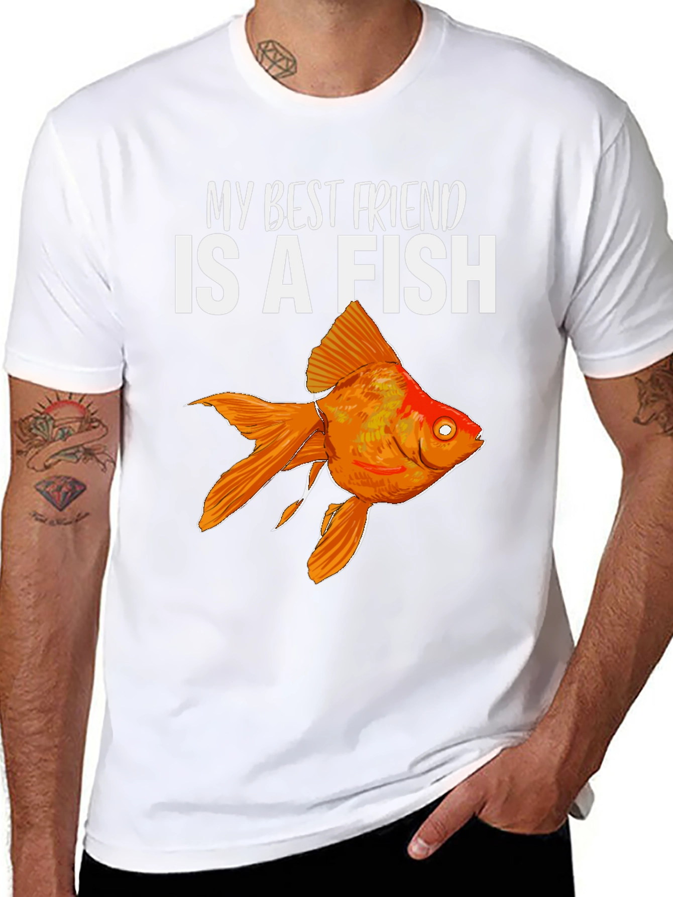 My Best Friend is a Fish Graphic Tee