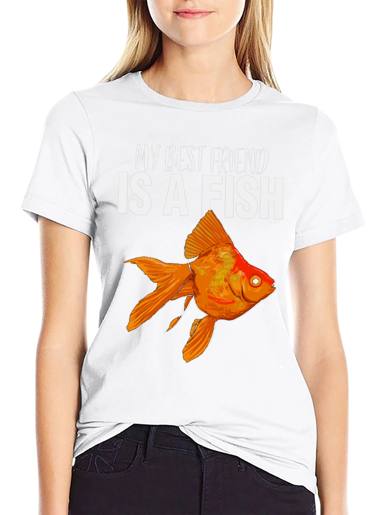 My Best Friend is a Fish Graphic Tee